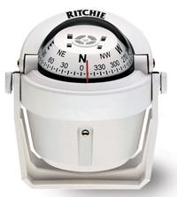 Ritchie Explorer B-51, 2 Dial Bracket Mount - White